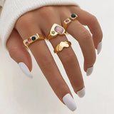 Boogzel Apparel Charm School Aesthetic Ring Set, view 3