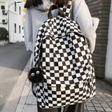 Boogzel Apparel Checkered Canvas Backpack, view 2