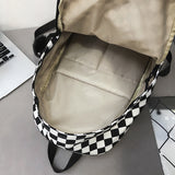 Boogzel Apparel Checkered Canvas Backpack, view 4