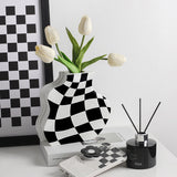 Boogzel Apparel Checkered Wavy Vase, view 5