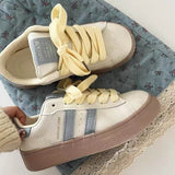 Boogzel Apparel Cheese Print Aesthetic Sneakers, view 4