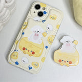 Boogzel Apparel Cheese Puppy iPhone Case, view 3