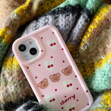 Boogzel Apparel Cherry Bear iPhone Case, view 3