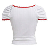 Boogzel Apparel Cherry Bomb Crop Top, view 2