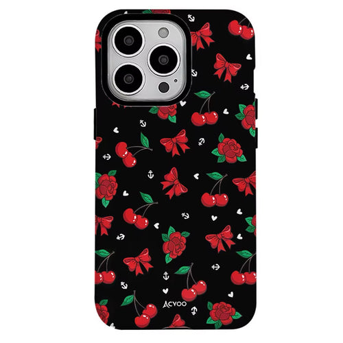 Boogzel Apparel Cherry & Bows iPhone Case