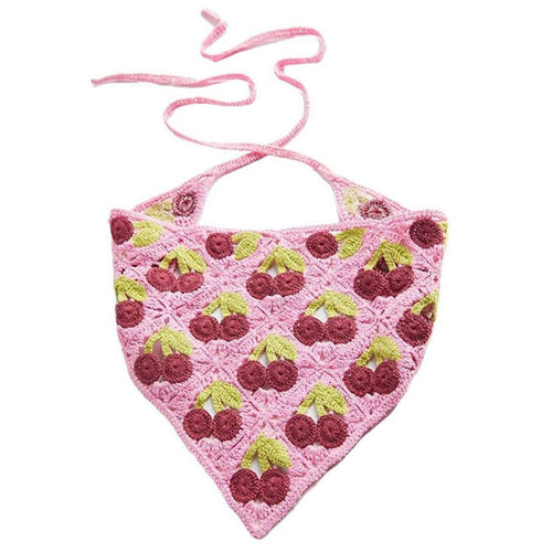 Boogzel Apparel Cherry Crochet Hair Scarf