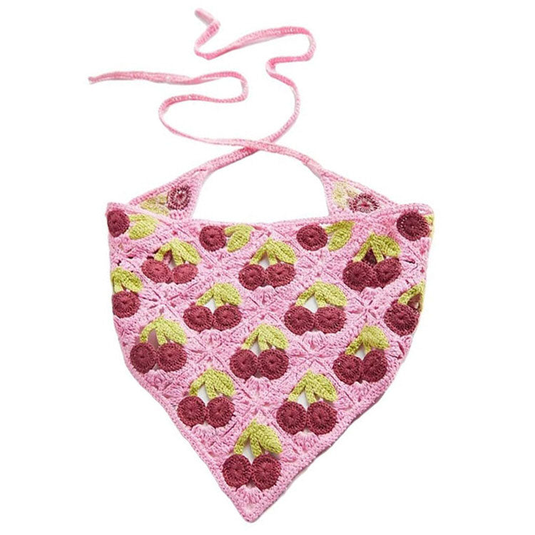 Boogzel Apparel Cherry Crochet Hair Scarf