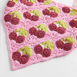 Boogzel Apparel Cherry Crochet Hair Scarf, view 4