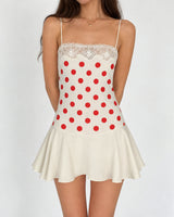 Boogzel Apparel Cherry Darling Polka Dot Mini Dress, view 2