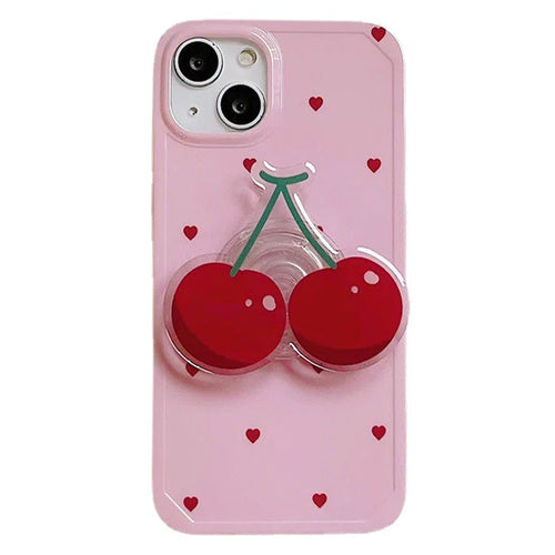 Boogzel Apparel Cherry Heart iPhone Case