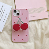 Boogzel Apparel Cherry Heart iPhone Case, view 4