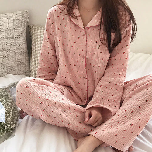 Boogzel Apparel Cherry Pajama Set