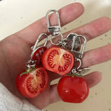 Boogzel Apparel Cherry Tomato 3 pcs Keychain Set, view 2