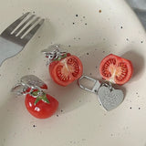 Boogzel Apparel Cherry Tomato 3 pcs Keychain Set, view 4