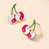 Boogzel Apparel Cherry Yin Yang Earrings, view 2