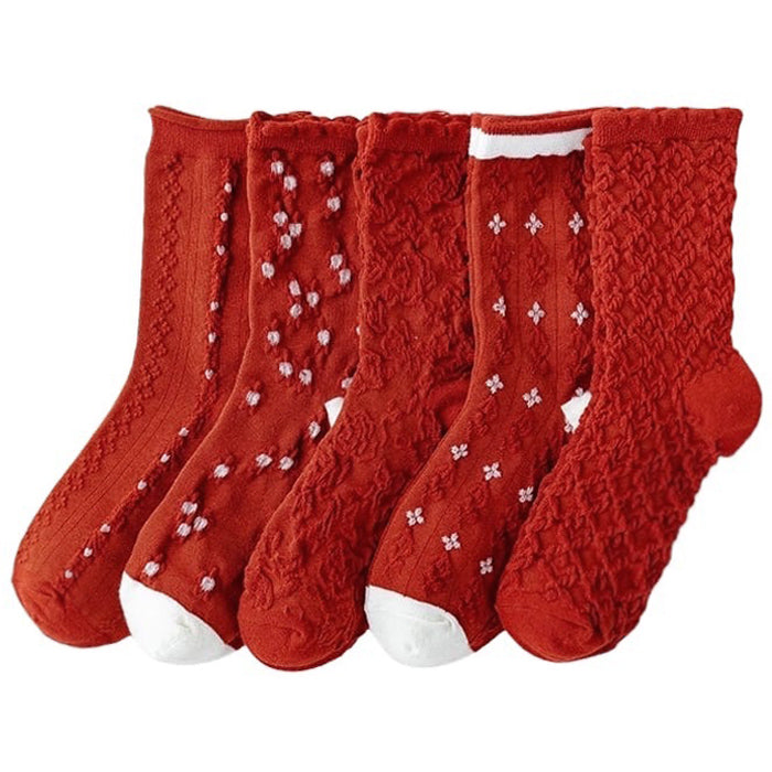 Boogzel Apparel Christmas Red Socks