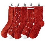 Boogzel Apparel Christmas Red Socks, view 2