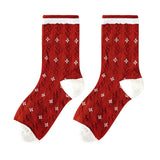 Boogzel Apparel Christmas Red Socks, view 3