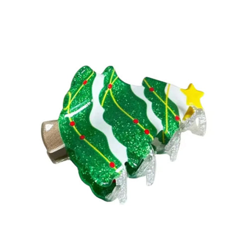 Boogzel Apparel Christmas Tree Hair Claw