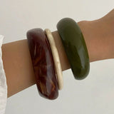 Boogzel Apparel Chunky Bangle Bracelet Set, view 3