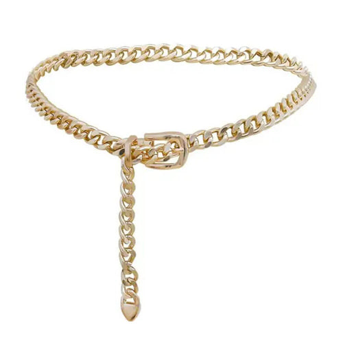Boogzel Apparel Chunky Buckle Chain Belt