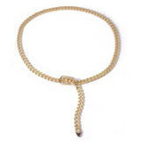 Boogzel Apparel Chunky Buckle Chain Belt, view 3