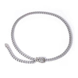 Boogzel Apparel Chunky Buckle Chain Belt, view 4