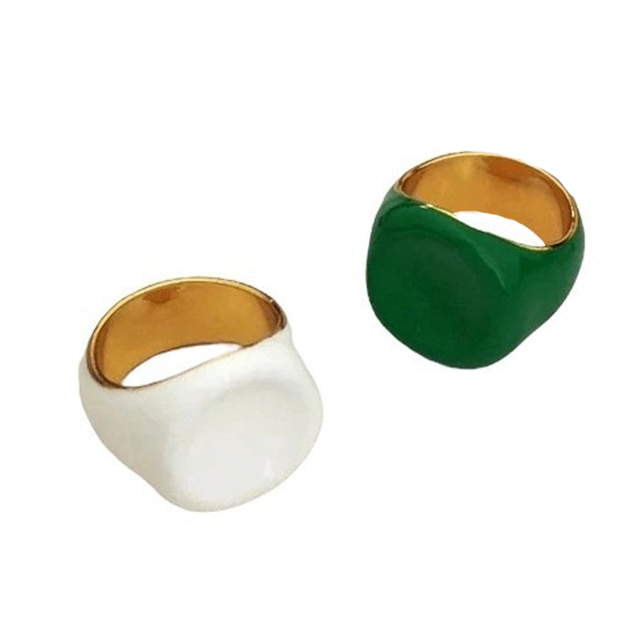 Boogzel Apparel Chunky Enamel Ring