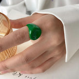 Boogzel Apparel Chunky Enamel Ring, view 4