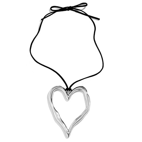 Boogzel Apparel Chunky Heart Necklace