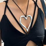 Boogzel Apparel Chunky Heart Necklace, view 6