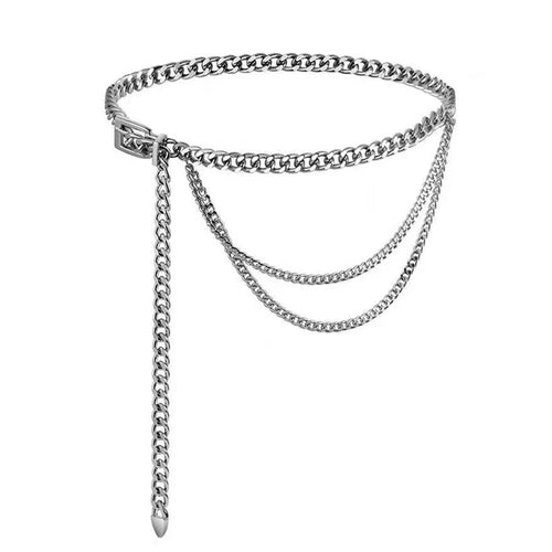 Boogzel Apparel Chunky Layered Chain Belt