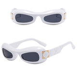 Boogzel Apparel Chunky Oval Sunglasses, view 2