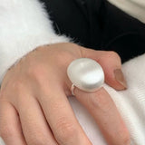 Boogzel Apparel Chunky Pearl Ring, view 3