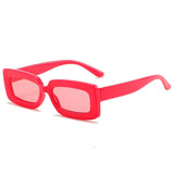 Boogzel Apparel Chunky Rectangle Sunglasses, view 2