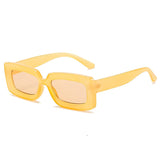 Boogzel Apparel Chunky Rectangle Sunglasses, view 3