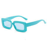 Boogzel Apparel Chunky Rectangle Sunglasses, view 4