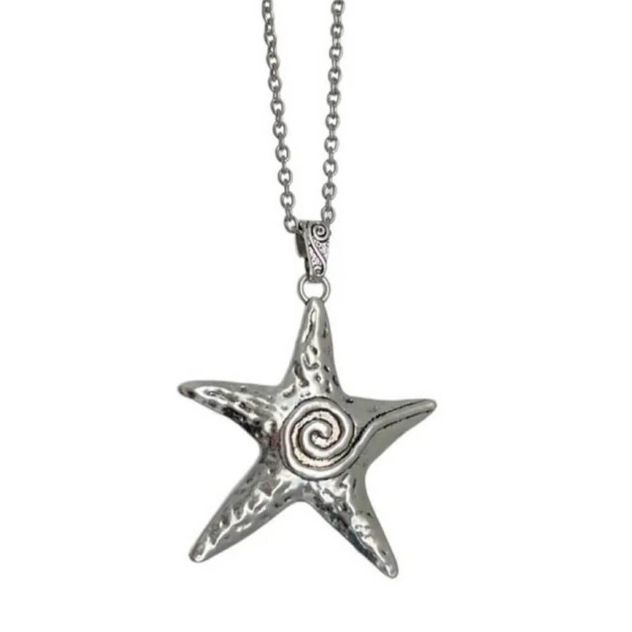Boogzel Apparel Chunky Starfish Pendant Necklace