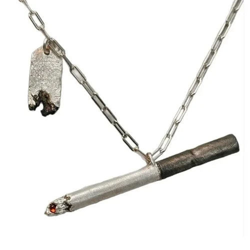 Boogzel Apparel Cigarette Pendant Necklace