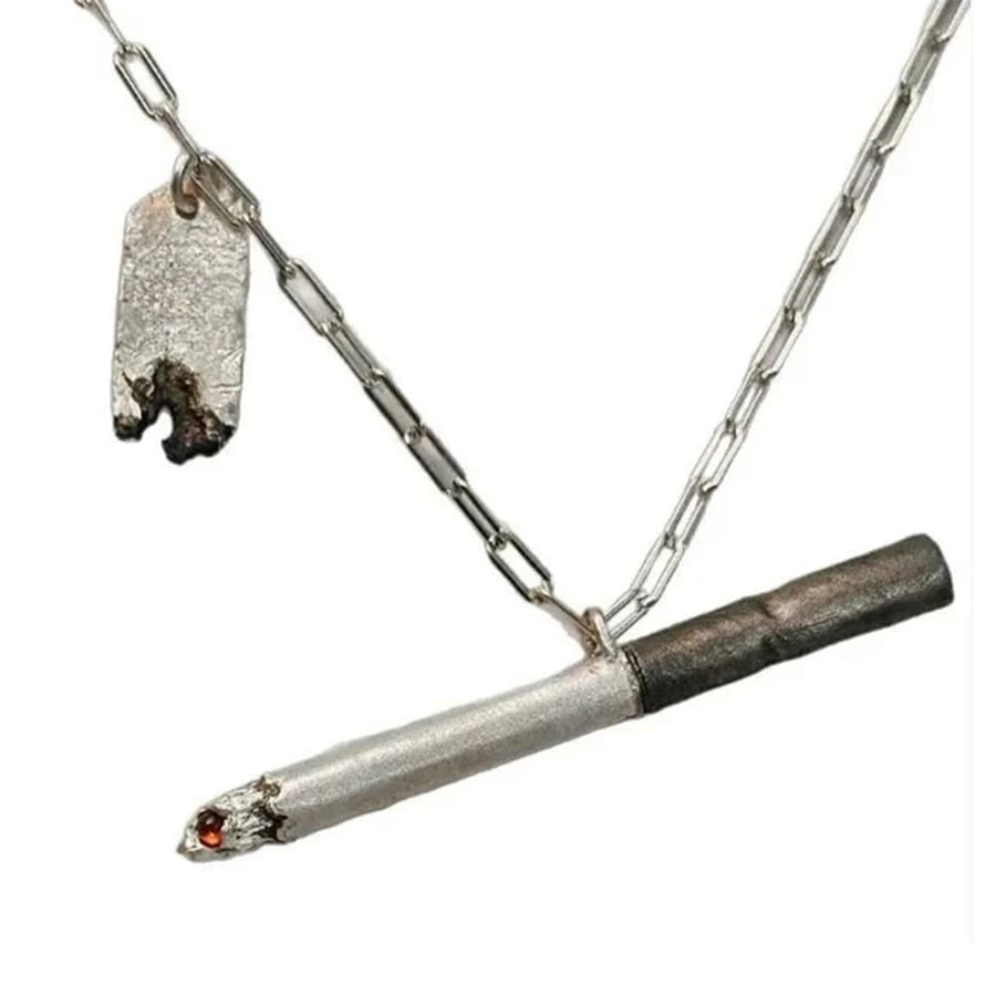 Boogzel Apparel Cigarette Pendant Necklace
