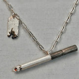Boogzel Apparel Cigarette Pendant Necklace, view 2