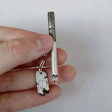 Boogzel Apparel Cigarette Pendant Necklace, view 3