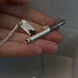 Boogzel Apparel Cigarette Pendant Necklace, view 5