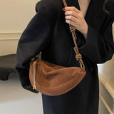 Boogzel Apparel City Girl Problems Suede Hobo Bag, view 3