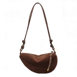 Boogzel Apparel City Girl Problems Suede Hobo Bag, view 5
