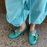 Boogzel Apparel City Walk Lace Up Ballet Flats, view 4