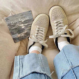 Boogzel Apparel Clean Girl Aesthetic Sneakers, view 4