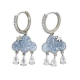 Boogzel Apparel Cloud Crystal Drop Earrings, view 2