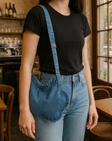 Boogzel Apparel Cloud Shaped Denim Shoulder Bag, view 2