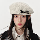 Boogzel Apparel Clouds Over Paris French Beret Hat, view 2